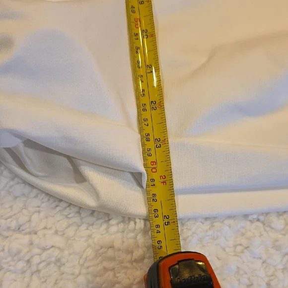 White Ruffle Tube Mini Dress - Picture 5 of 7